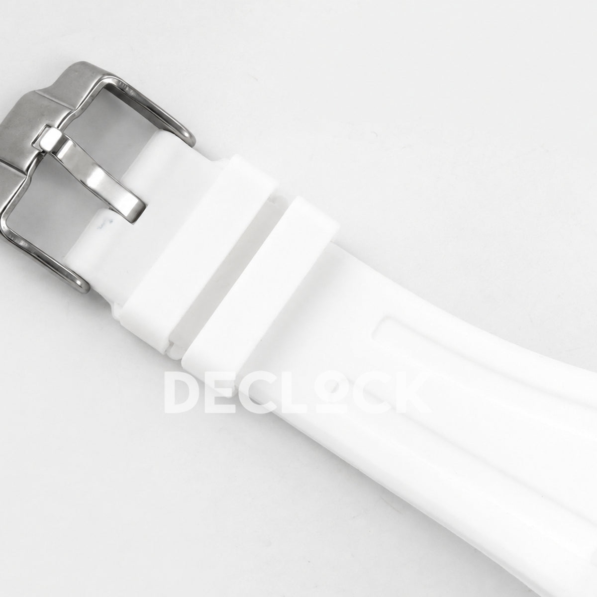 Swatch × Audemars Piguet Royal Pop Huit Blanc Replica — strap and buckle
