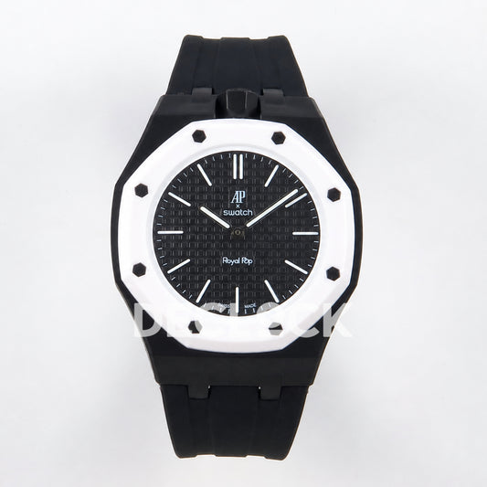 Swatch × Audemars Piguet Royal Pop Ocho Negro Replica — front view