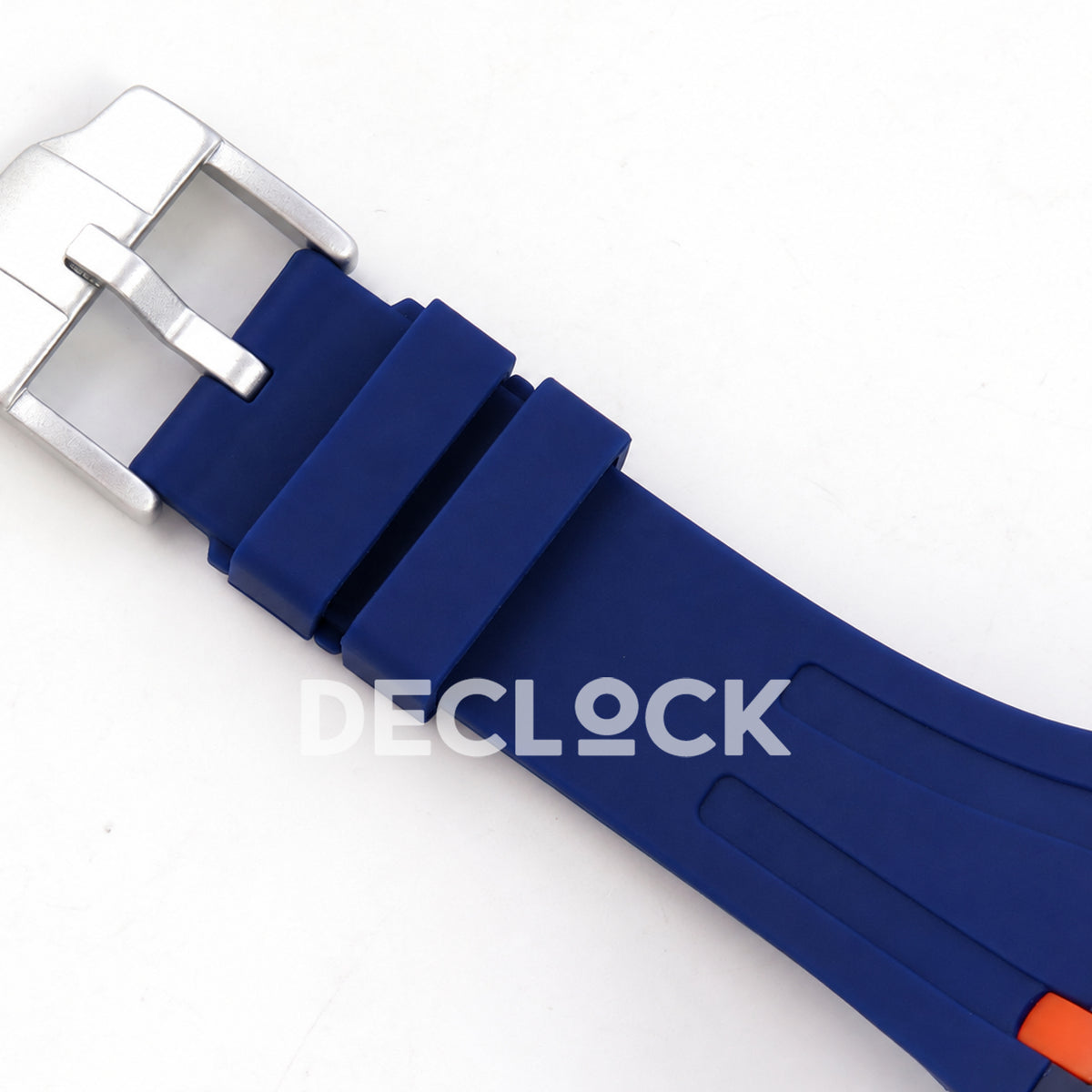 Swatch × Audemars Piguet Royal Pop Orenji Hachi Replica — strap and buckle