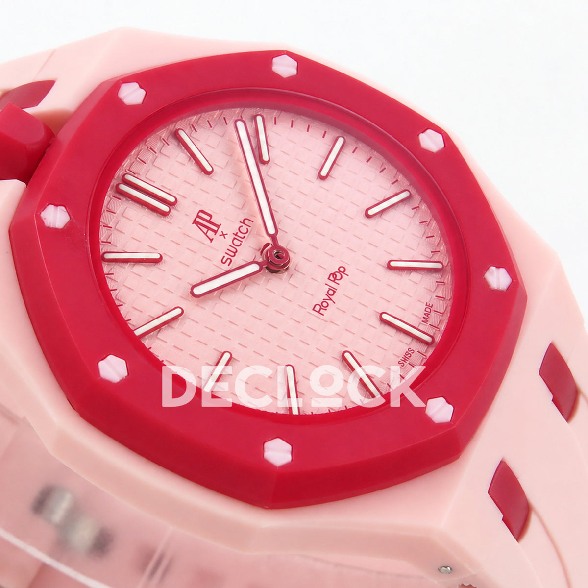 Swatch × Audemars Piguet Royal Pop Otto Rosso Replica — opposite perspective