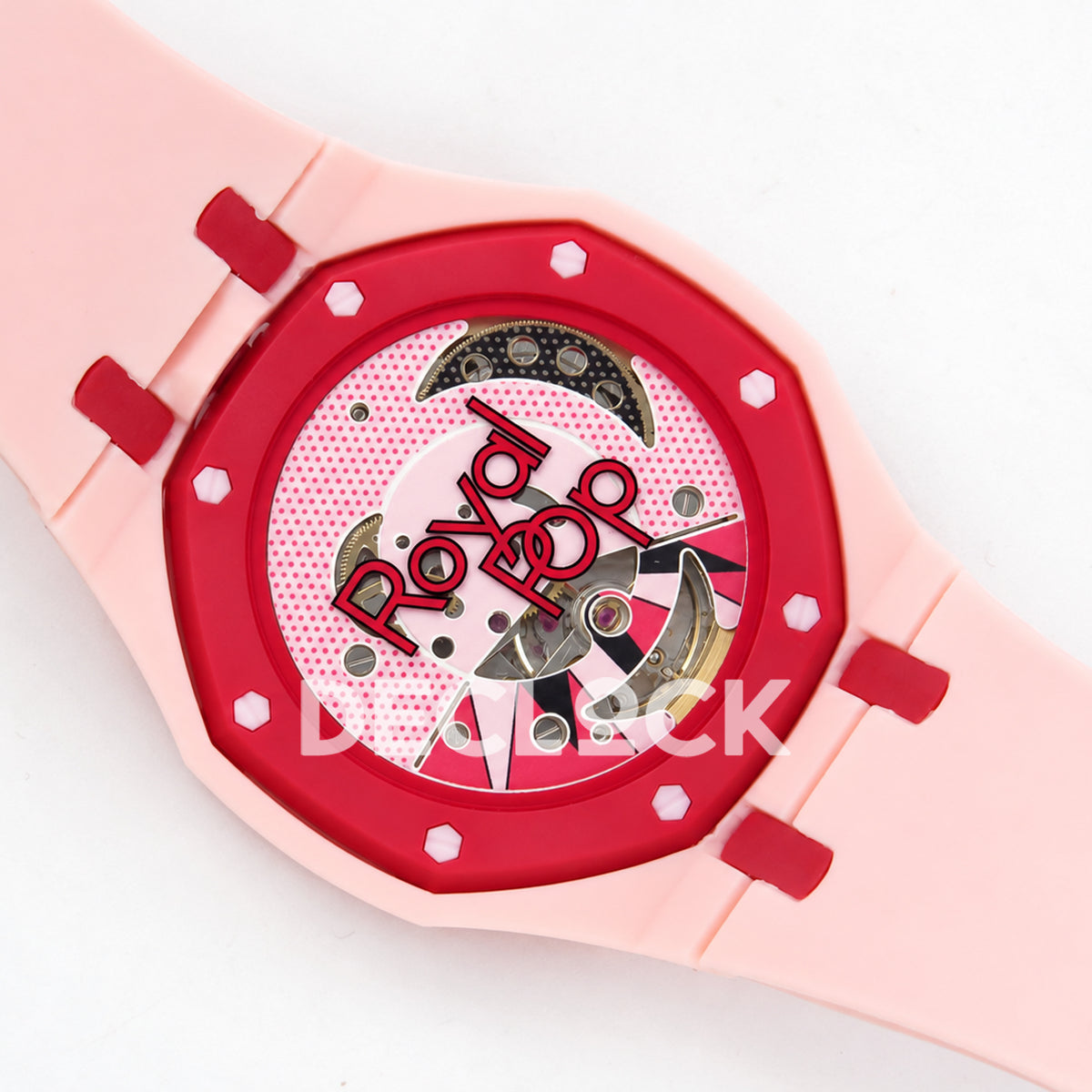 Swatch × Audemars Piguet Royal Pop Otto Rosso Replica — caseback
