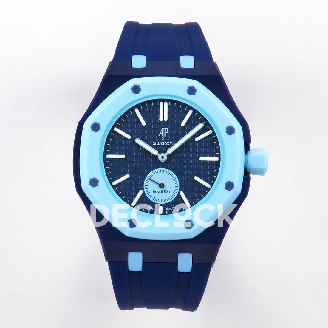 Swatch × Audemars Piguet Royal Pop Savonnette Lan Ba Replica — front view 