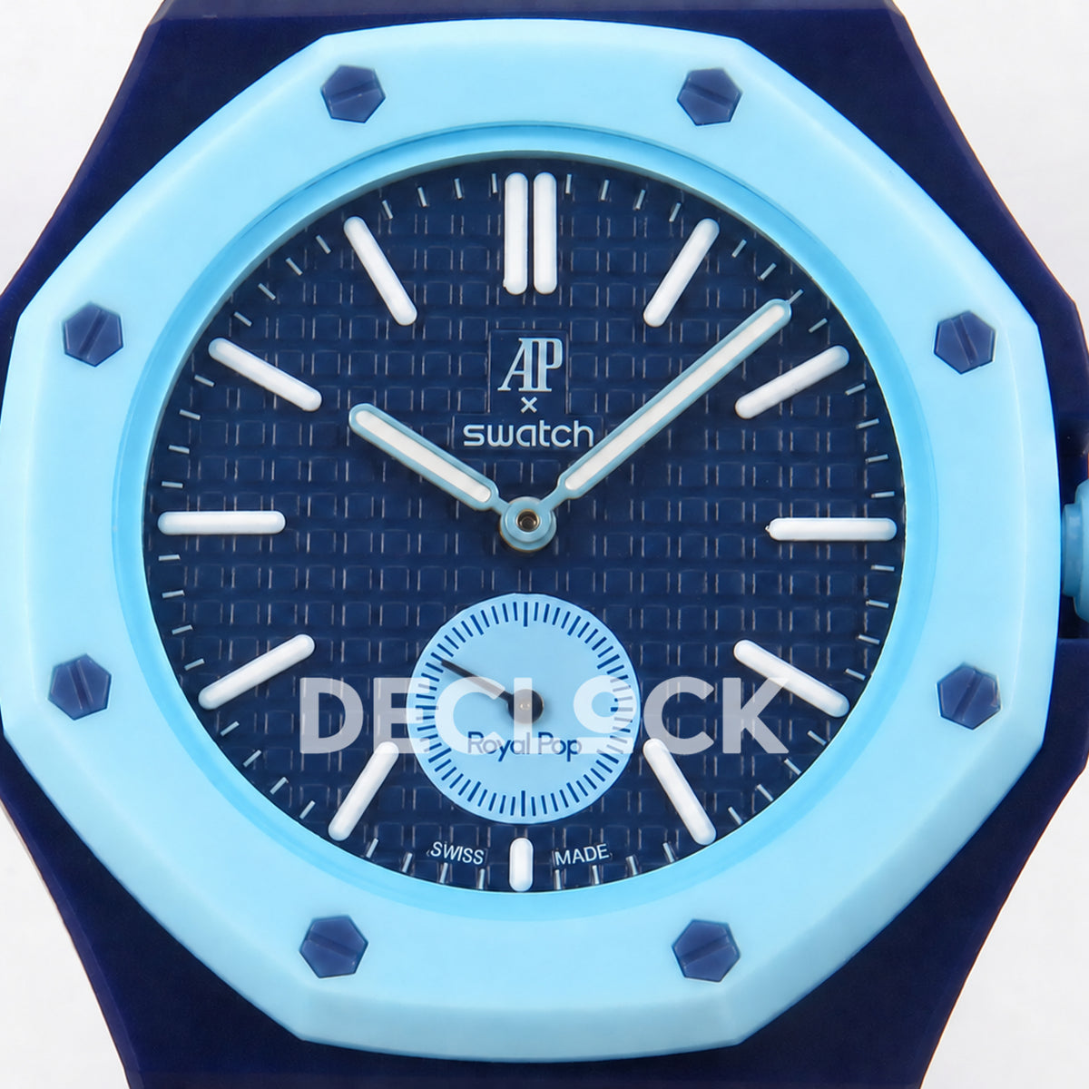 Swatch × Audemars Piguet Royal Pop Savonnette Lan Ba Replica — dial close-up