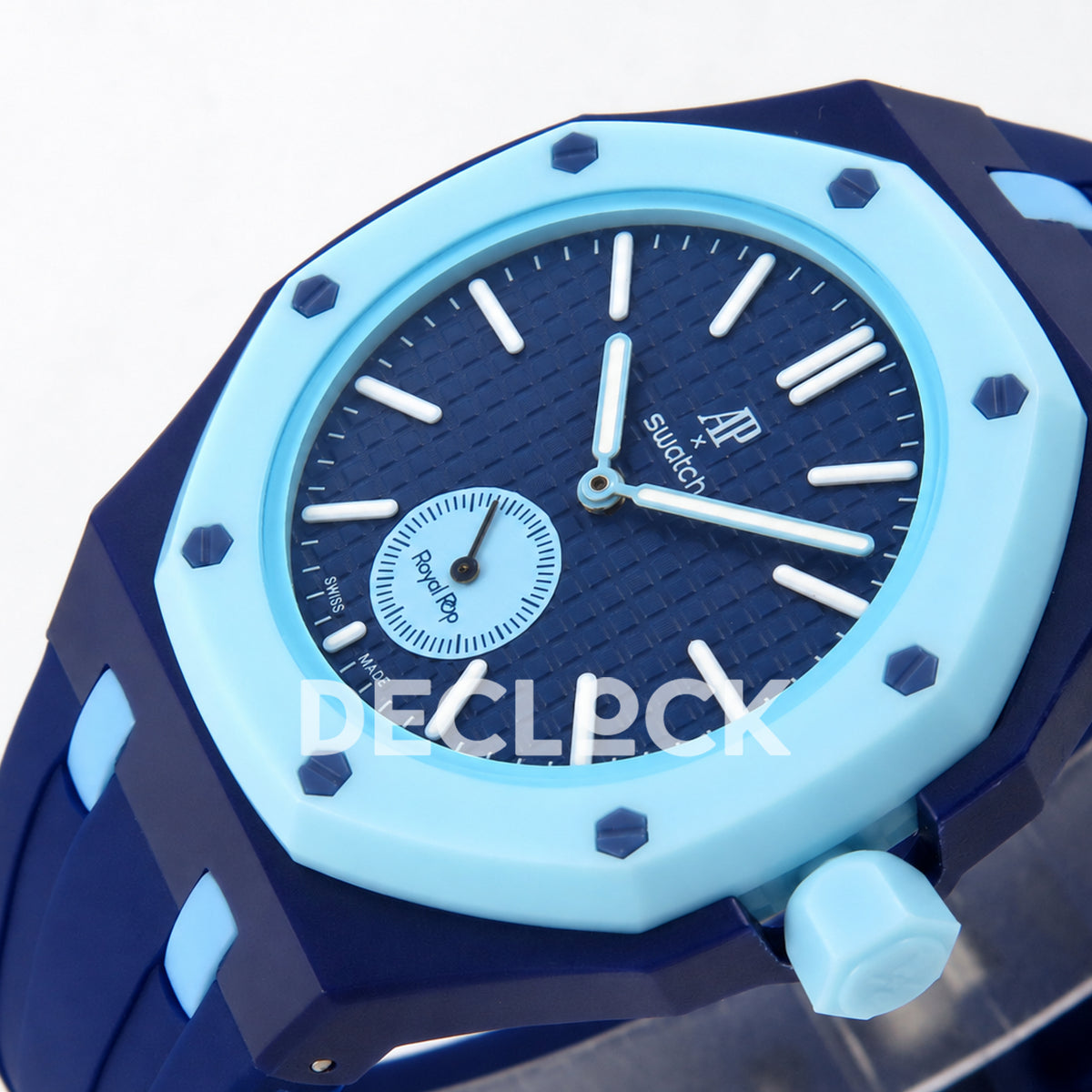 Swatch × Audemars Piguet Royal Pop Savonnette Lan Ba Replica — side perspective