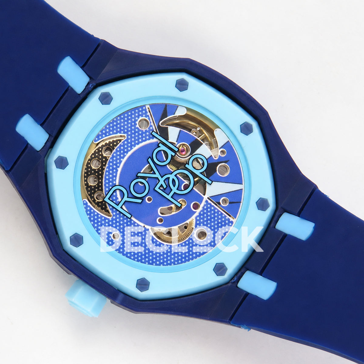 Swatch × Audemars Piguet Royal Pop Savonnette Lan Ba Replica — caseback