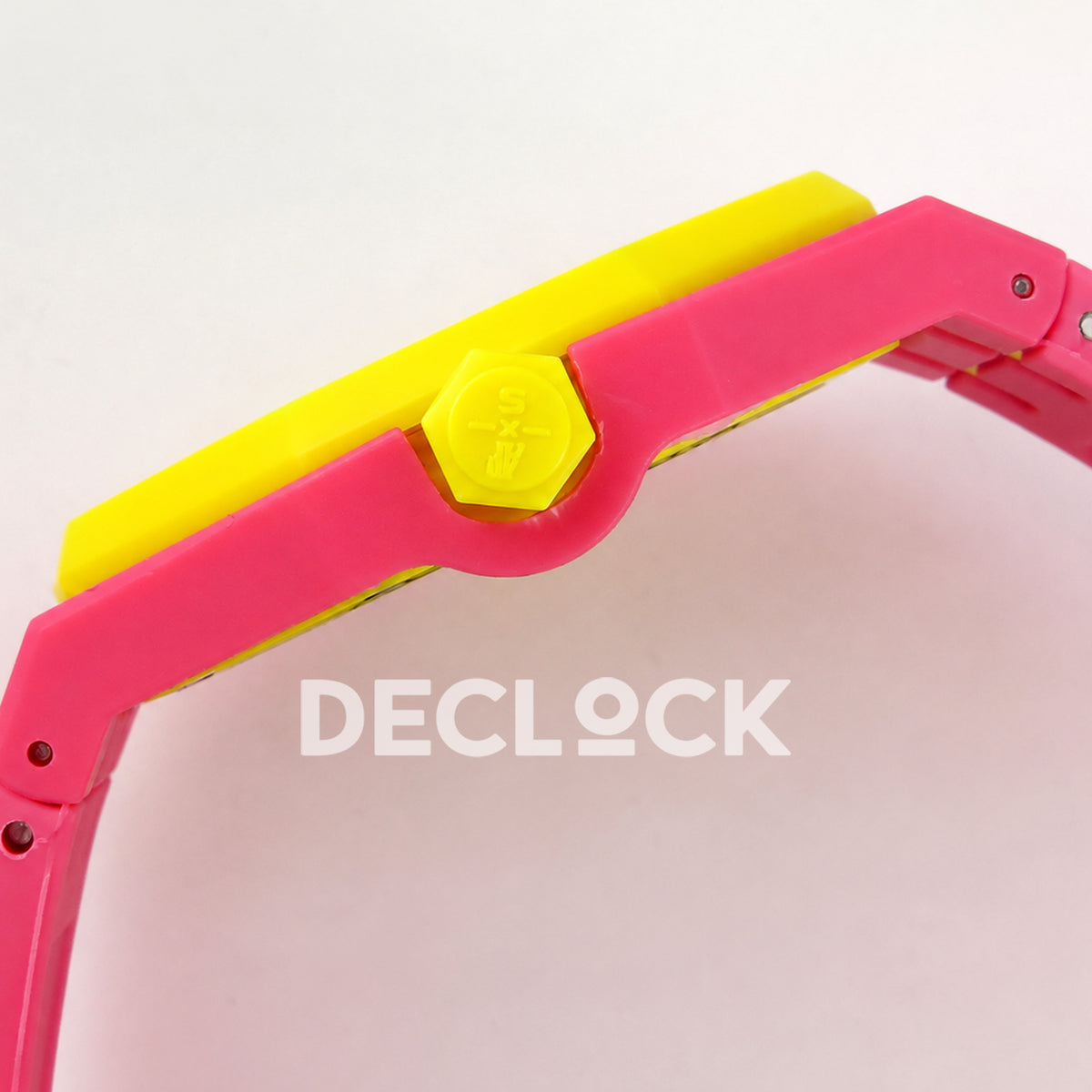 Swatch × Audemars Piguet Royal Pop Savonnette Otg Roz Replica — opposite case side