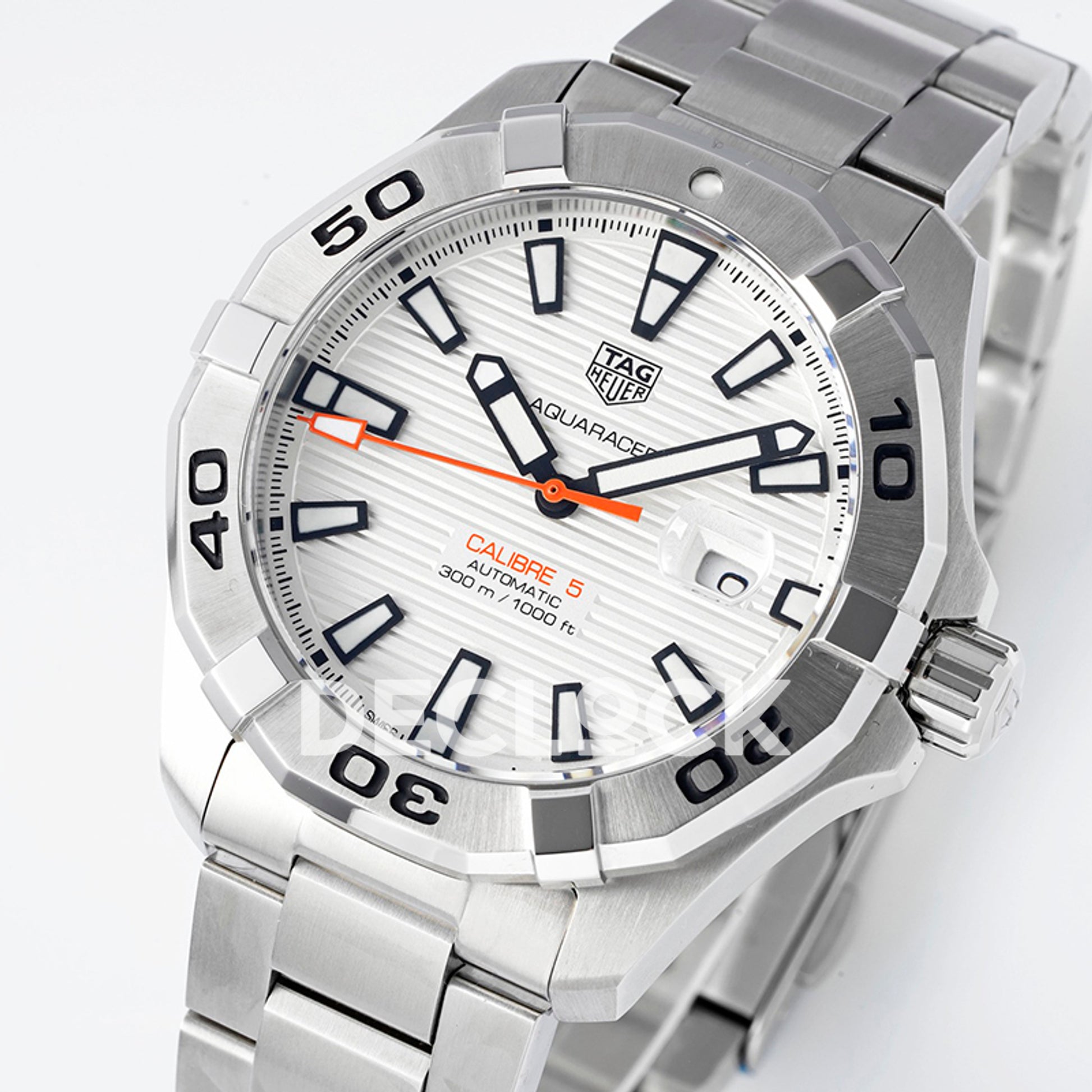 TAG Heuer Aquaracer Calibre 5 White Dial 44mm SW200