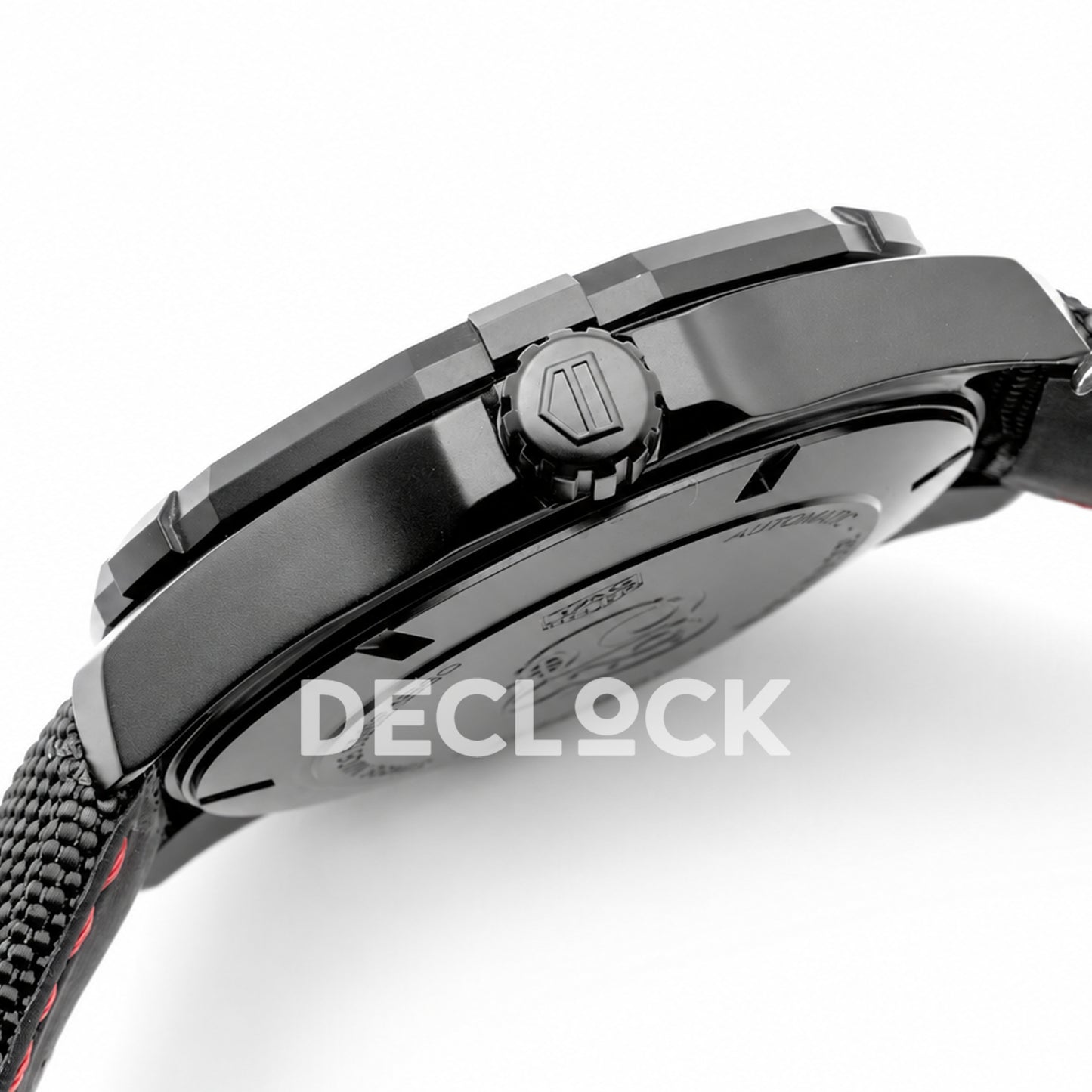 TAG Heuer Aquaracer Black Red 43mm Nylon Asian 2824