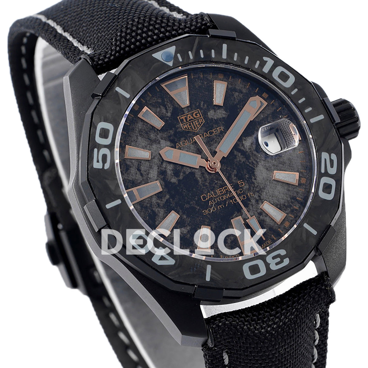 TAG Heuer Aquaracer Calibre 5 Carbon Rose Gold Accents 41mm SW200