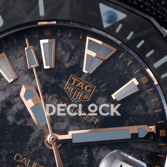 TAG Heuer Aquaracer Calibre 5 Carbon Rose Gold Accents 41mm SW200