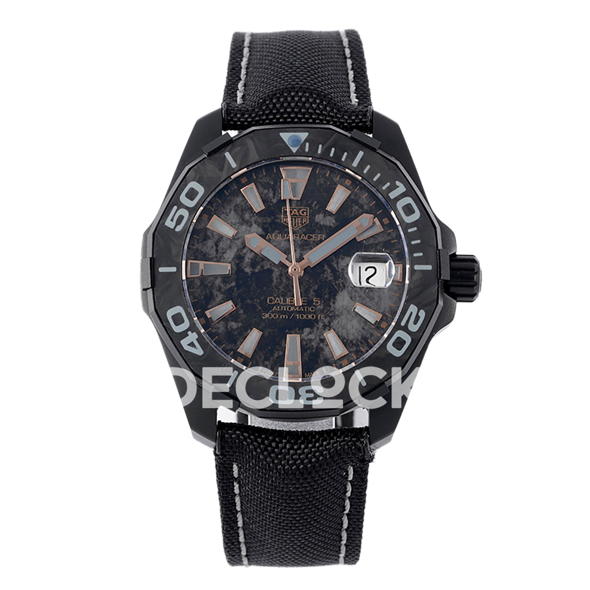 TAG Heuer Aquaracer Calibre 5 Carbon Rose Gold Accents 41mm SW200