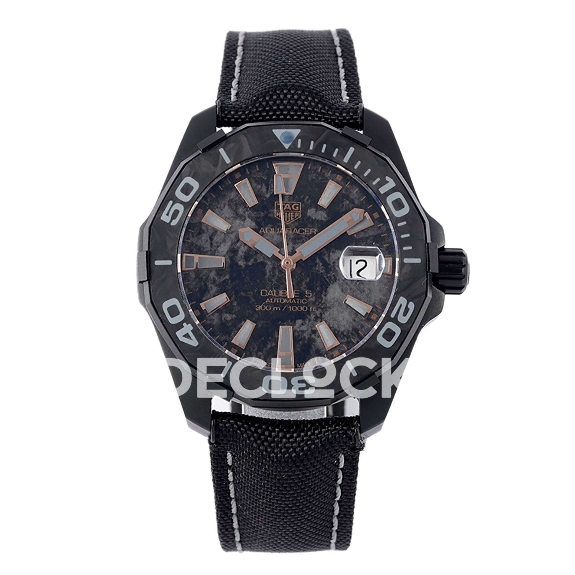 TAG Heuer Aquaracer Calibre 5 Carbon Rose Gold Accents 41mm SW200