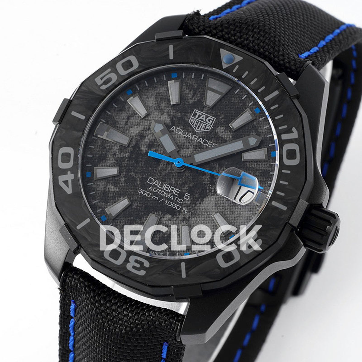 TAG Heuer Aquaracer Calibre 5 Carbon Blue Accents 41mm SW200