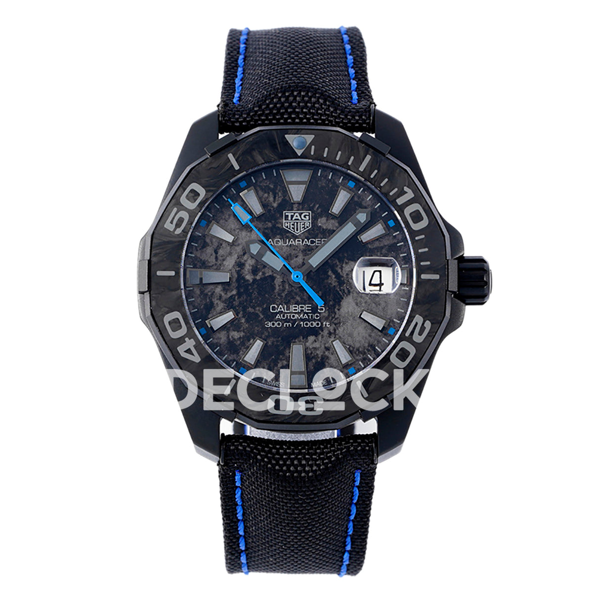TAG Heuer Aquaracer Calibre 5 Carbon Blue Accents 41mm SW200
