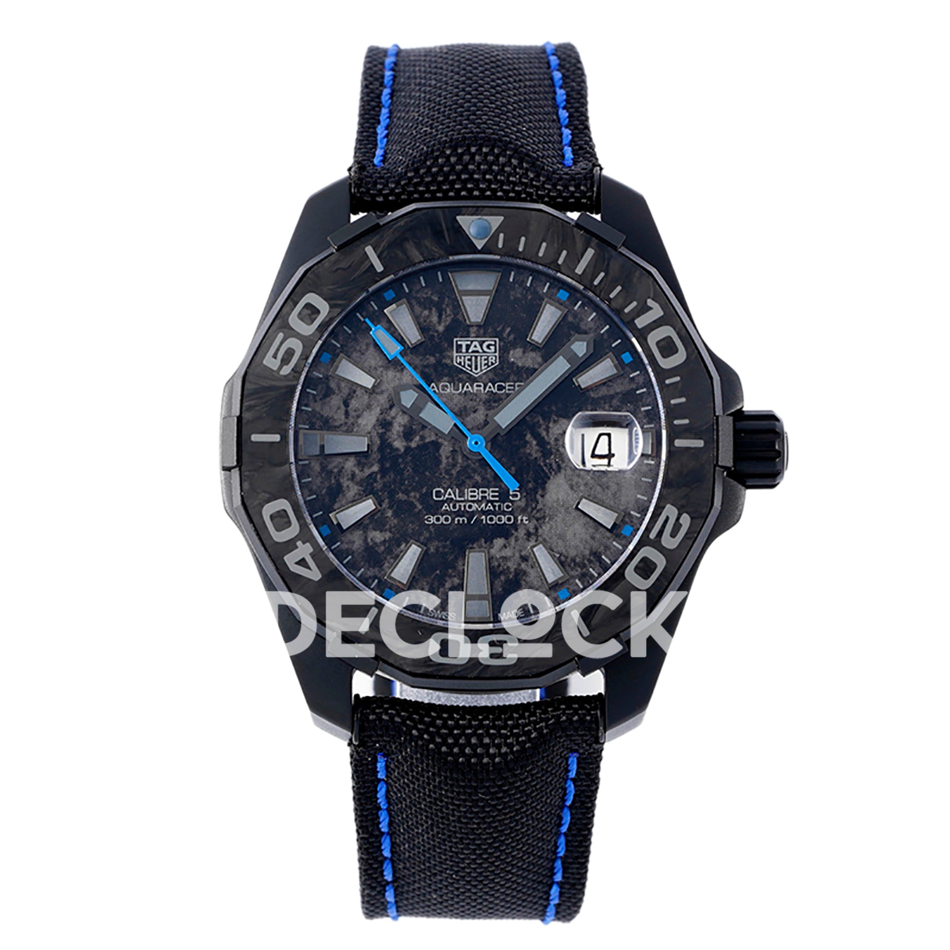 TAG Heuer Aquaracer Calibre 5 Carbon Blue Accents 41mm SW200