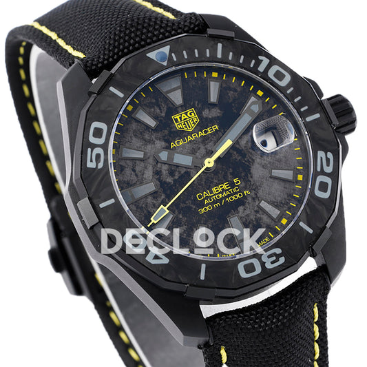 TAG Heuer Aquaracer Calibre 5 Carbon Yellow Accents 41mm SW200