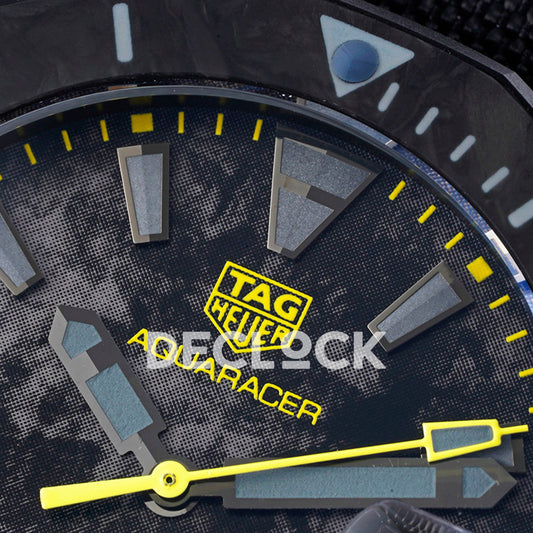 TAG Heuer Aquaracer Calibre 5 Carbon Yellow Accents 41mm SW200