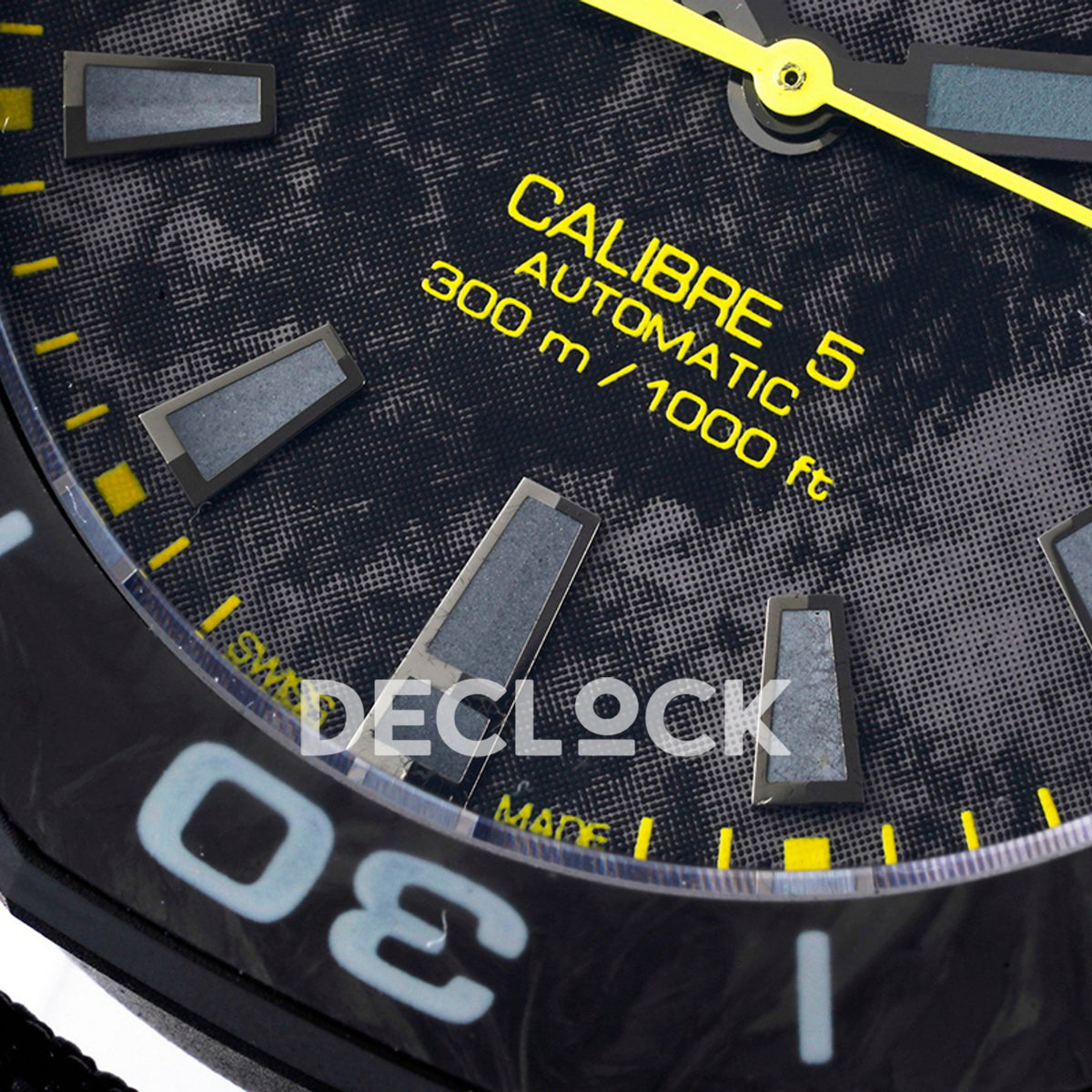 TAG Heuer Aquaracer Calibre 5 Carbon Yellow Accents 41mm SW200