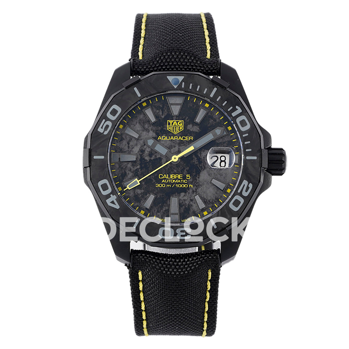 TAG Heuer Aquaracer Calibre 5 Carbon Yellow Accents 41mm SW200