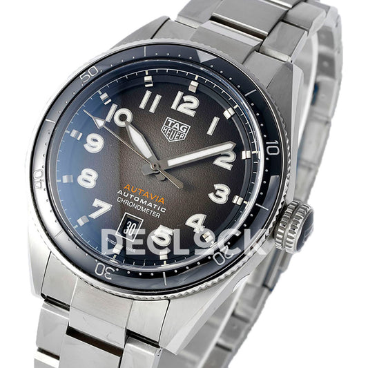 TAG Heuer Autavia Calibre 5 Black Dial 42mm Bracelet SW200