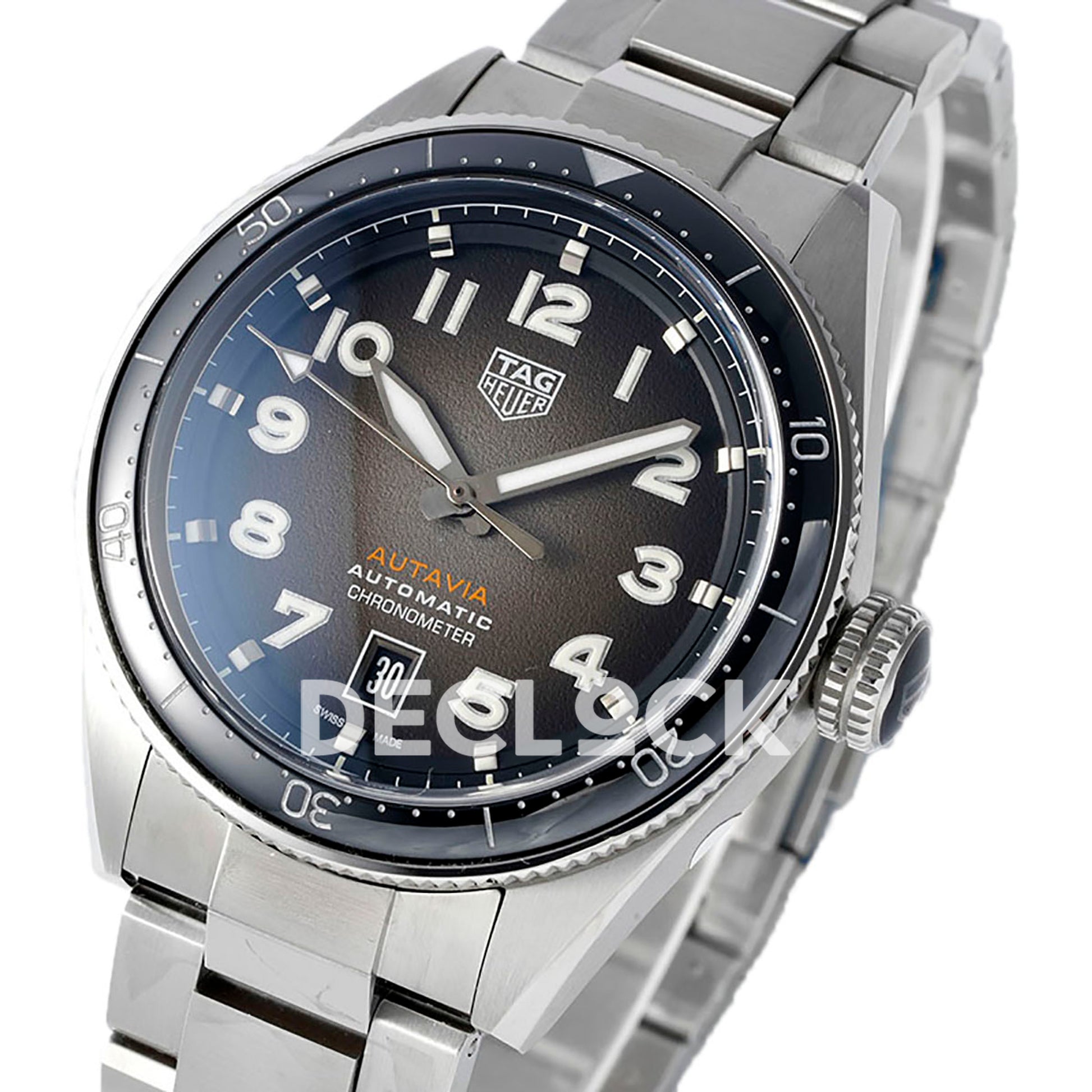 TAG Heuer Autavia Calibre 5 Black Dial 42mm Bracelet SW200