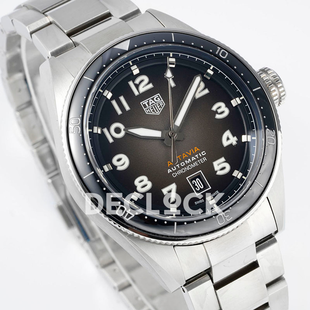 TAG Heuer Autavia Calibre 5 Black Dial 42mm Bracelet SW200