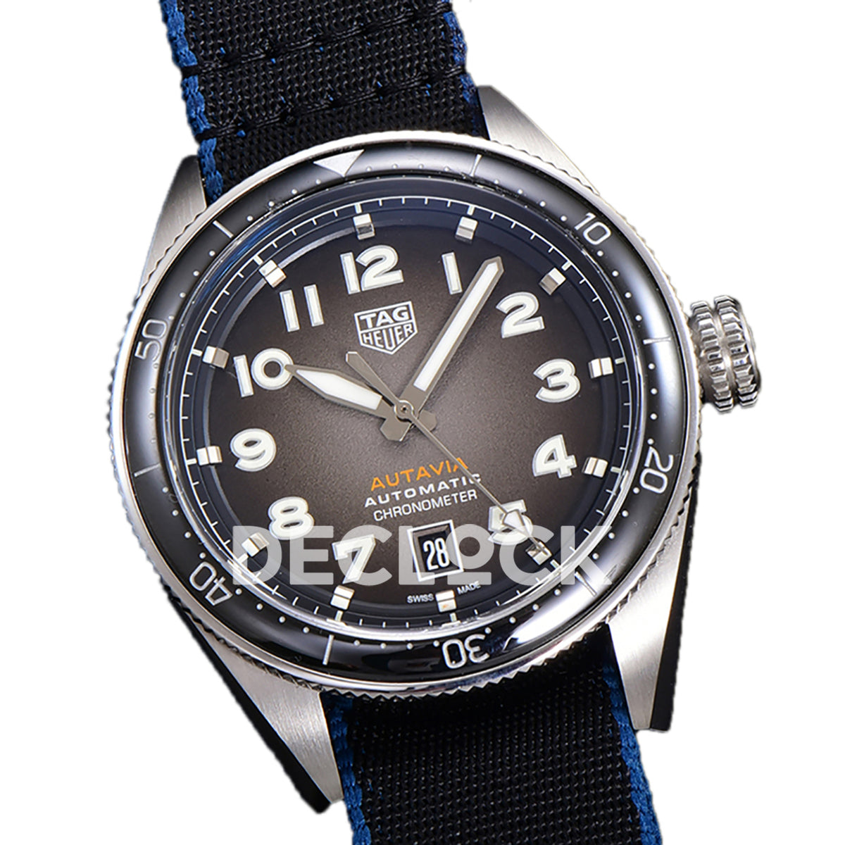 TAG Heuer Autavia Calibre 5 Black Dial 42mm Nylon SW200