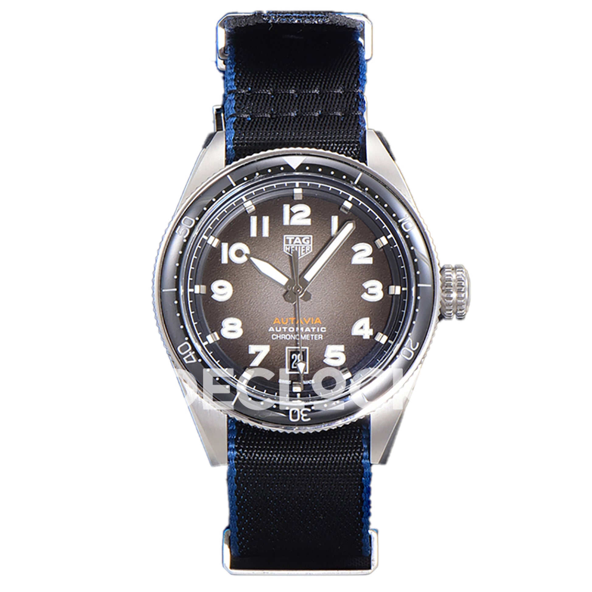 TAG Heuer Autavia Calibre 5 Black Dial 42mm Nylon SW200