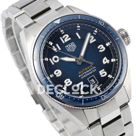 TAG Heuer Autavia Calibre 5 Blue Dial 42mm Bracelet SW200