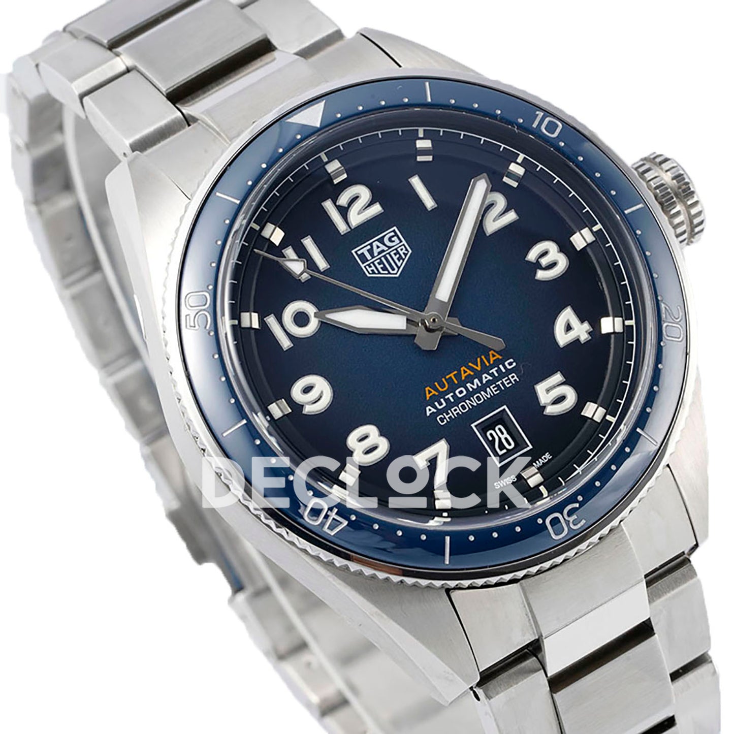 TAG Heuer Autavia Calibre 5 Blue Dial 42mm Bracelet SW200