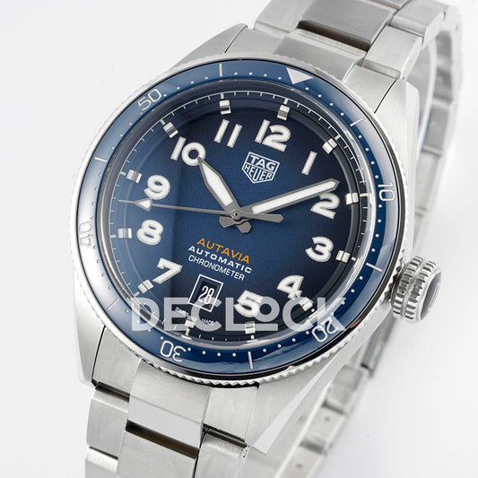 TAG Heuer Autavia Calibre 5 Blue Dial 42mm Bracelet SW200