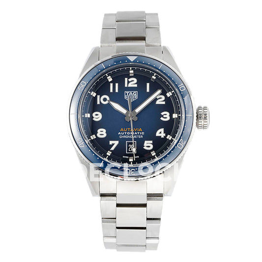 TAG Heuer Autavia Calibre 5 Blue Dial 42mm Bracelet Replica
