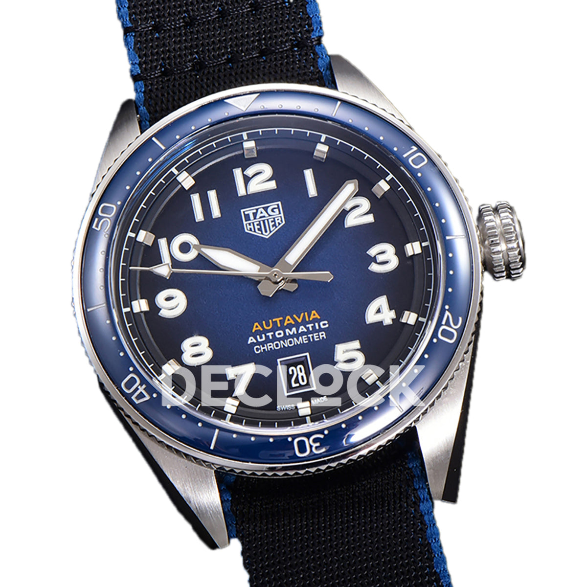 TAG Heuer Autavia Calibre 5 Blue Dial 42mm Nylon SW200