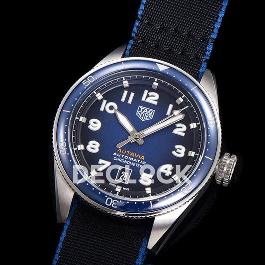 TAG Heuer Autavia Calibre 5 Blue Dial 42mm Nylon SW200