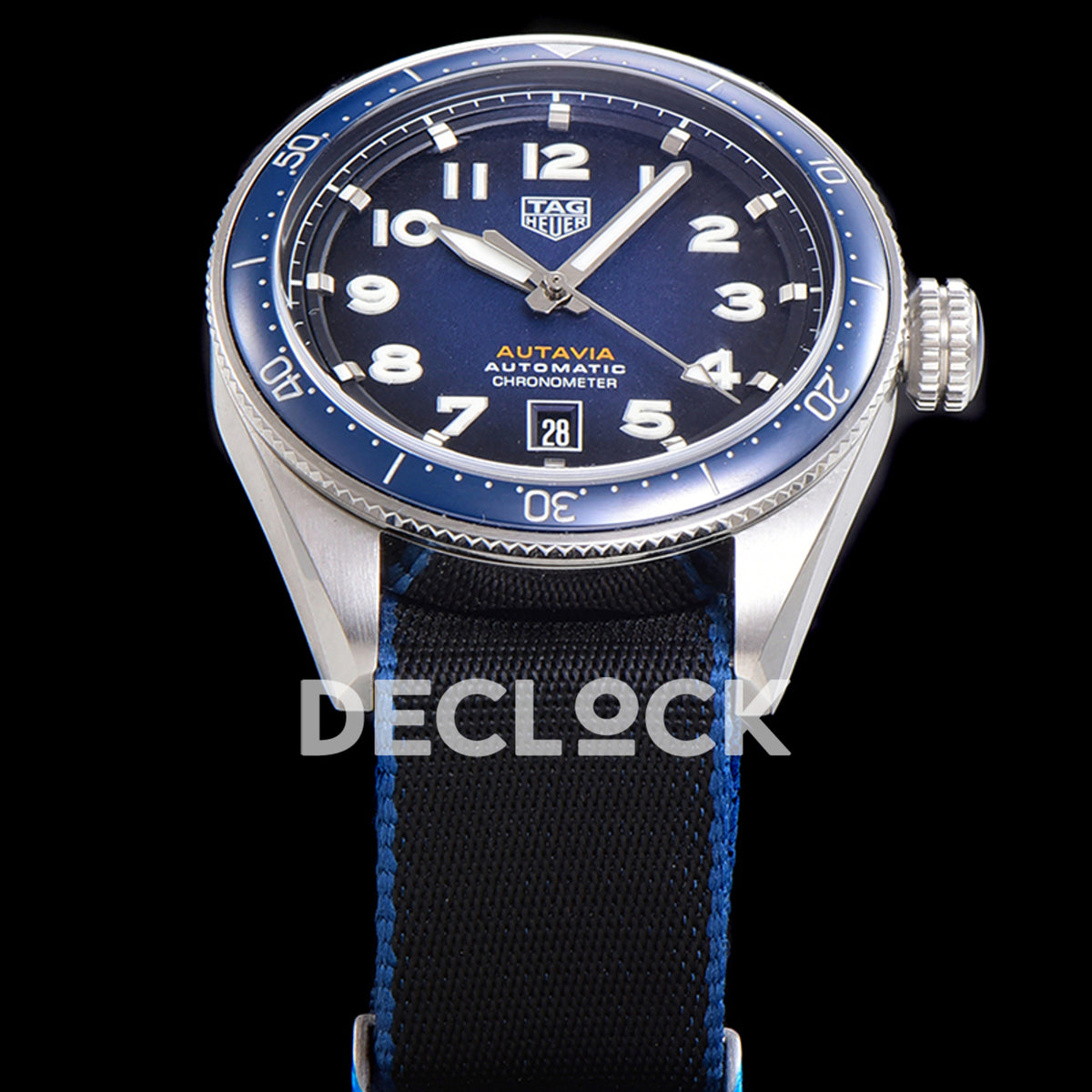 TAG Heuer Autavia Calibre 5 Blue Dial 42mm Nylon SW200