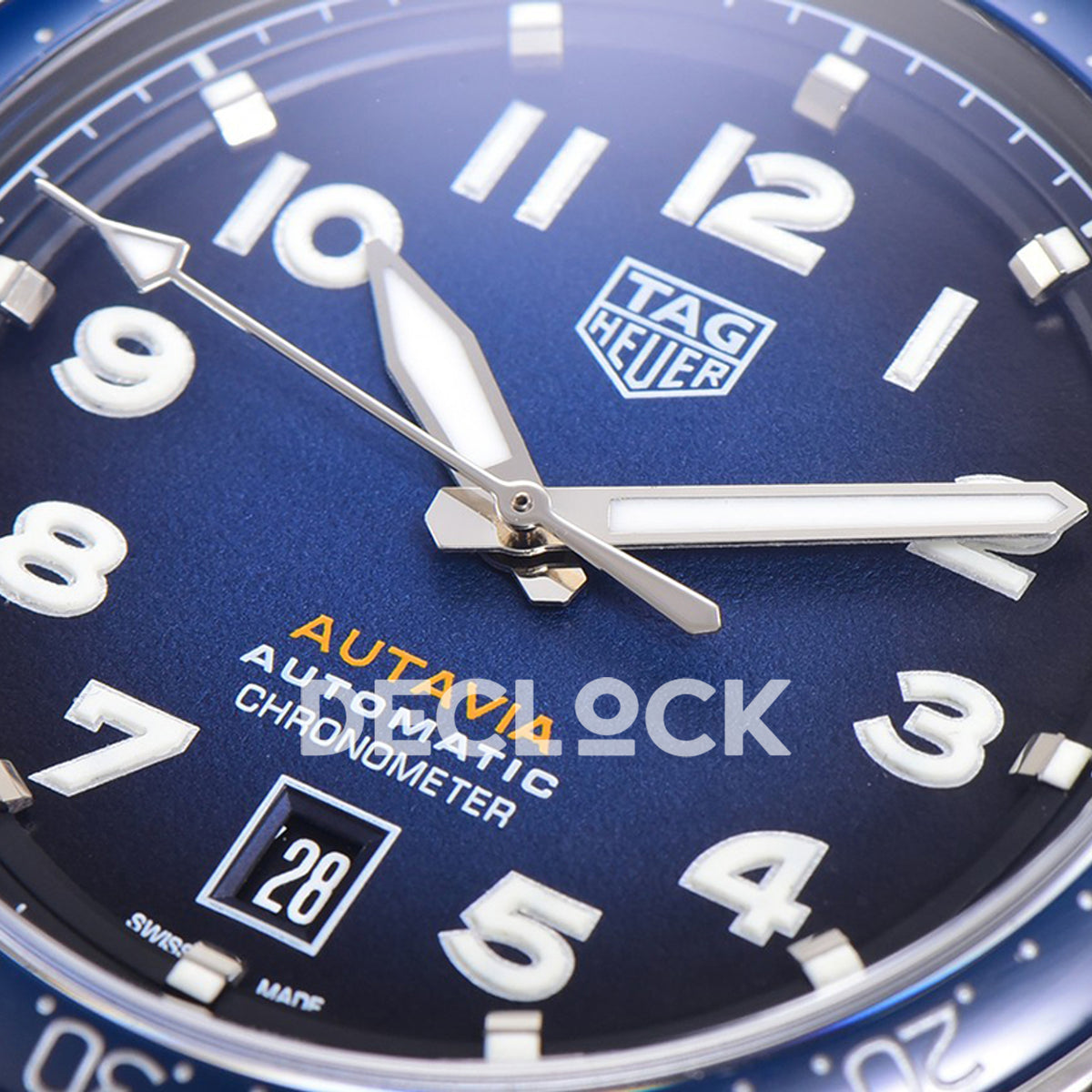 TAG Heuer Autavia Calibre 5 Blue Dial 42mm Leather SW200