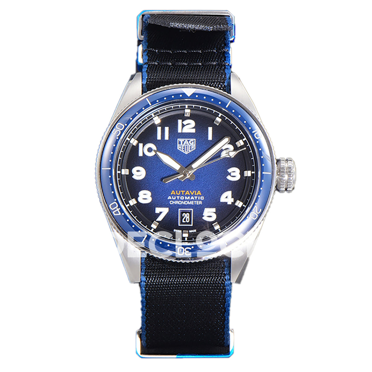 TAG Heuer Autavia Calibre 5 Blue Dial 42mm Nylon SW200
