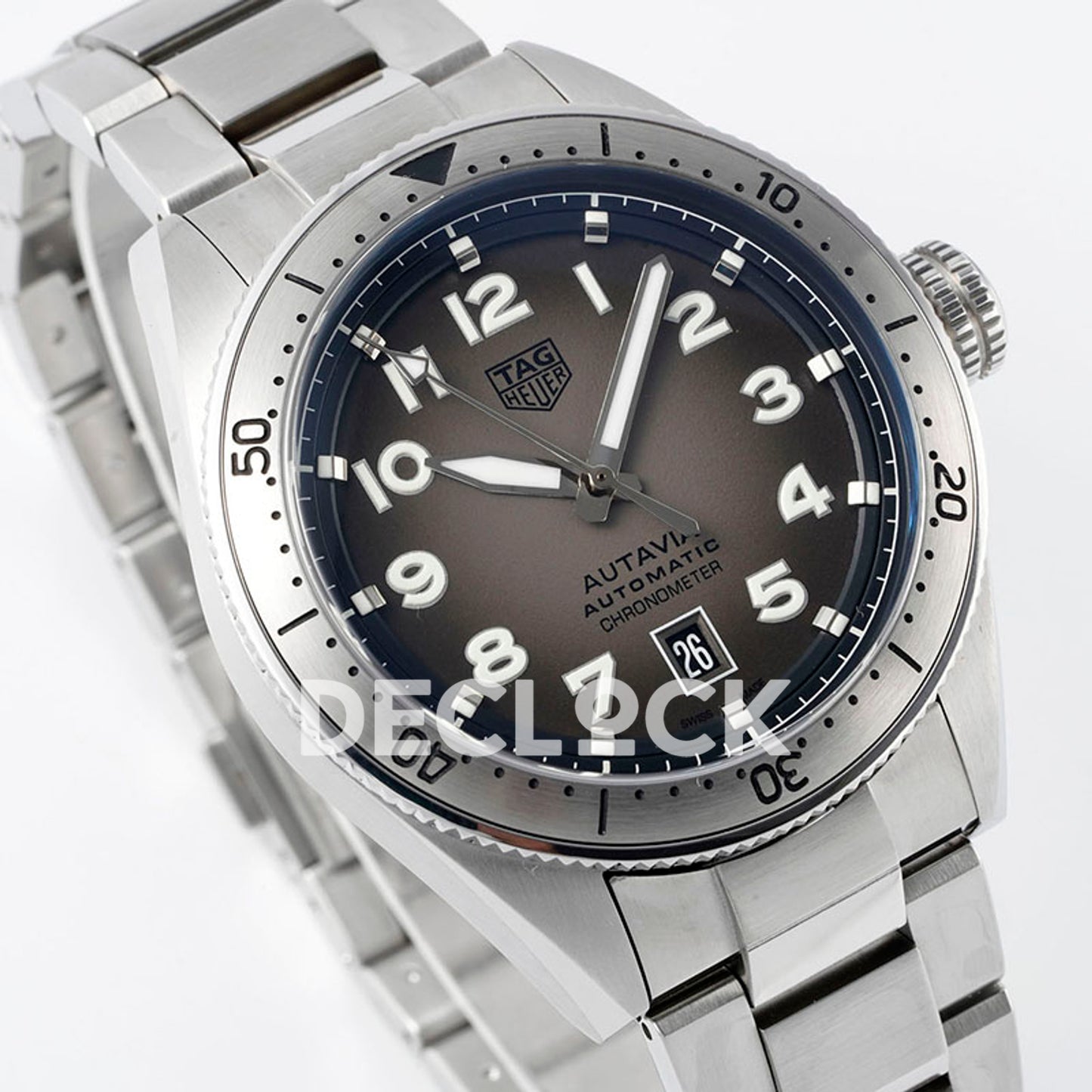TAG Heuer Autavia Calibre 5 Grey Dial 42mm Bracelet SW200