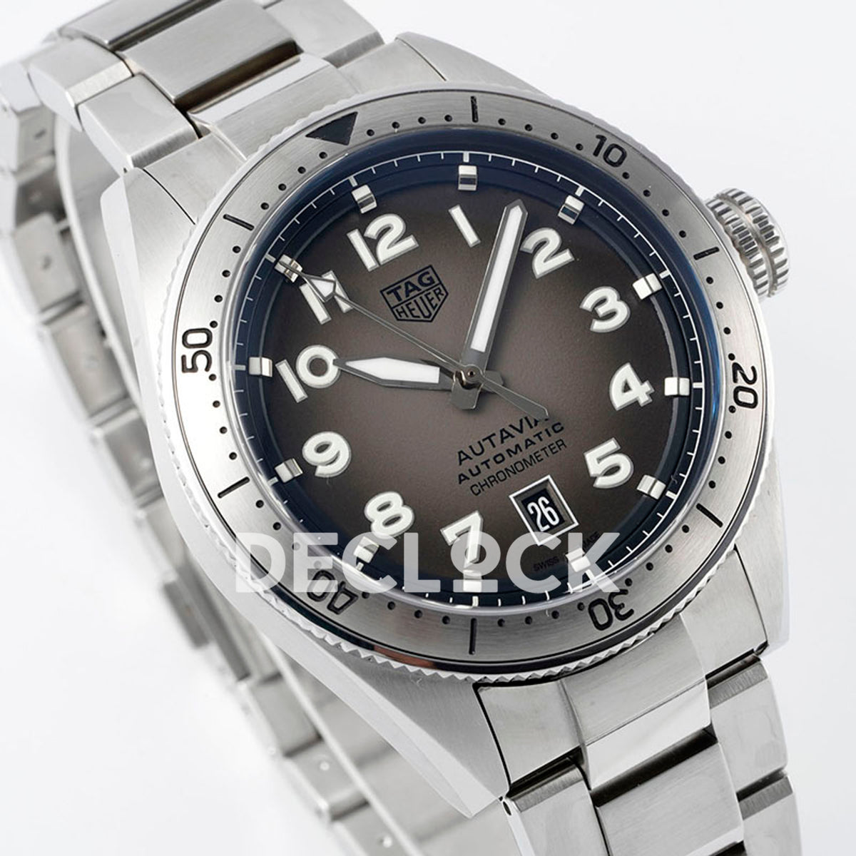TAG Heuer Autavia Calibre 5 Grey Dial 42mm Bracelet SW200