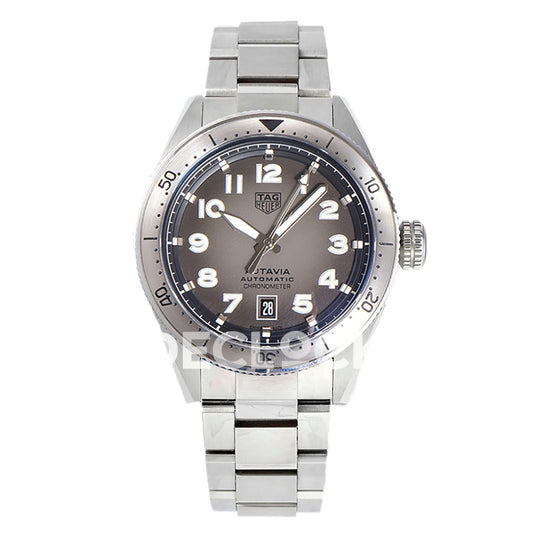 TAG Heuer Autavia Calibre 5 Grey Dial 42mm Bracelet SW200