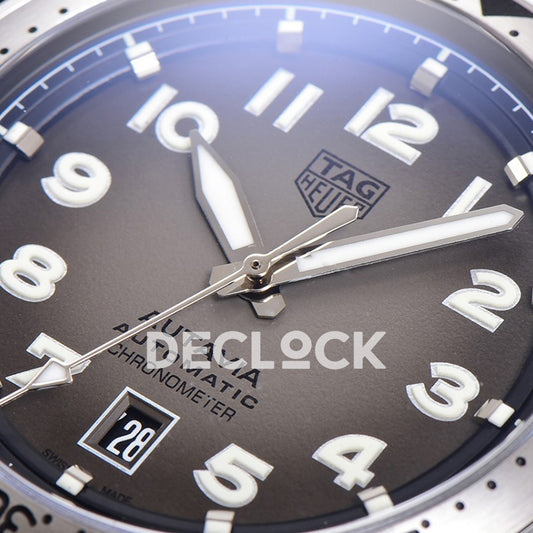 TAG Heuer Autavia Calibre 5 Grey Dial 42mm Leather SW200