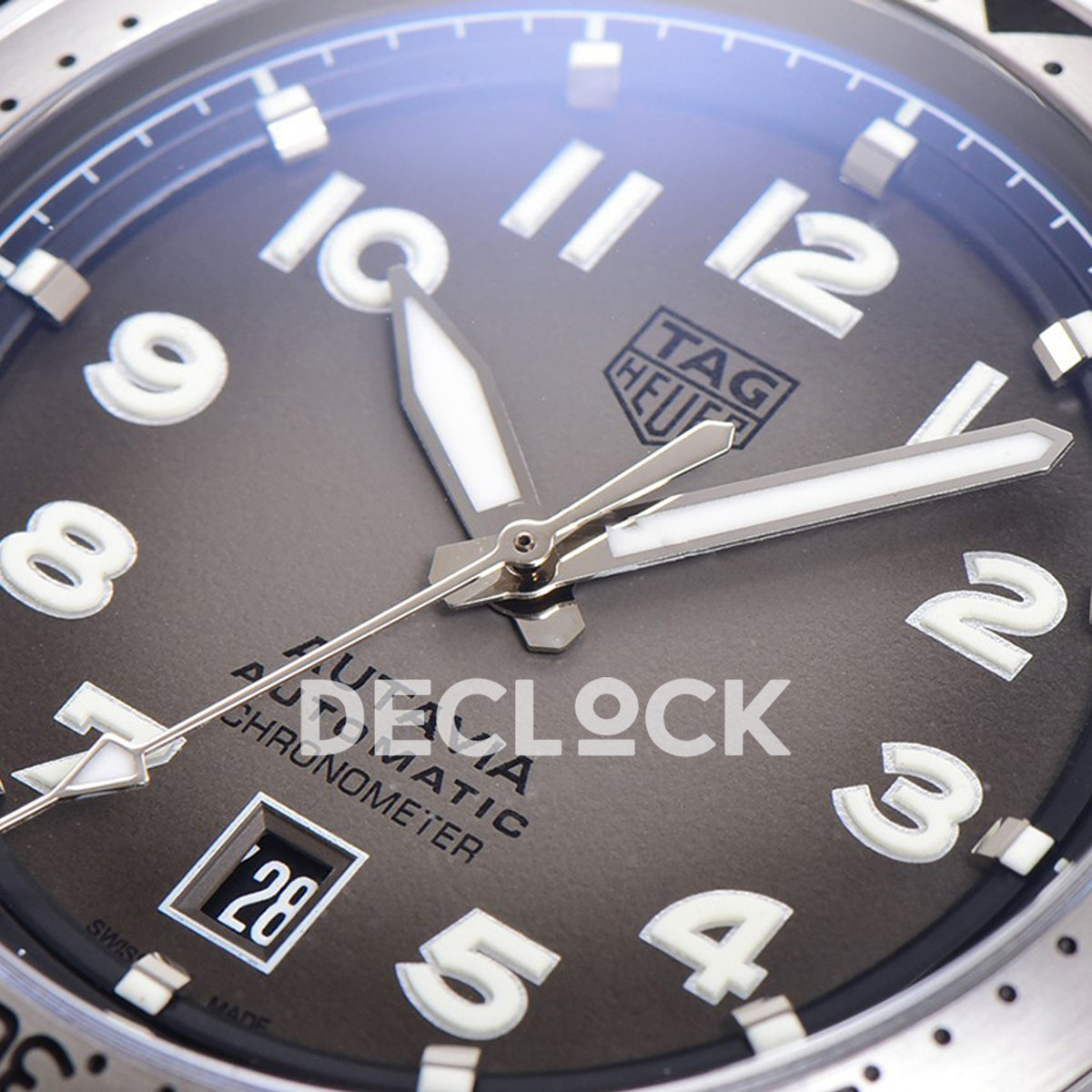 TAG Heuer Autavia Calibre 5 Grey Dial 42mm Leather SW200