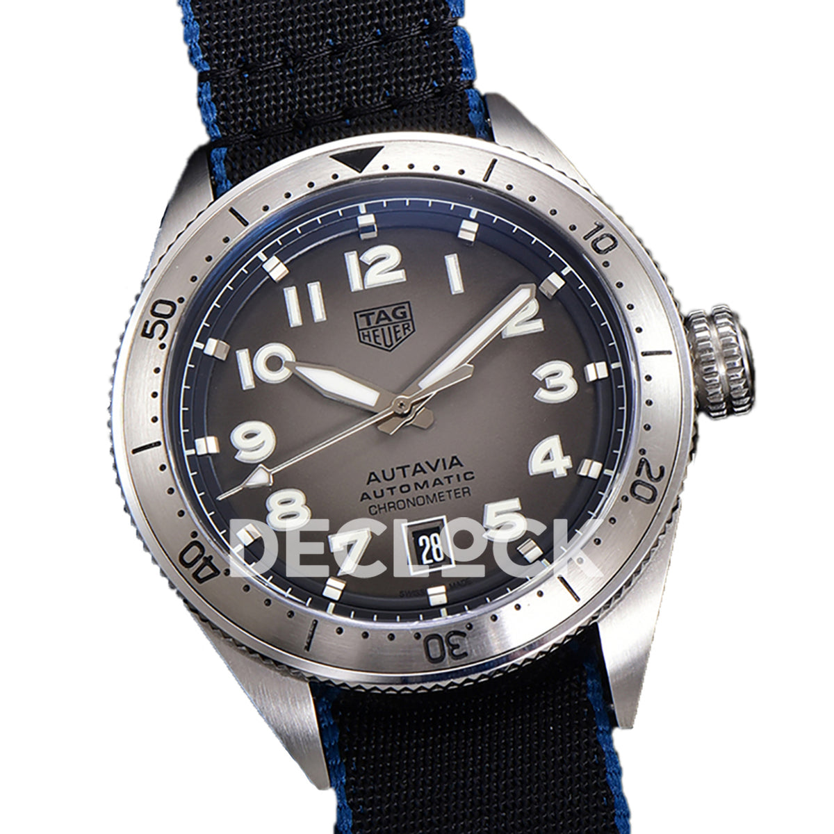 TAG Heuer Autavia Calibre 5 Grey Dial 42mm Nylon SW200