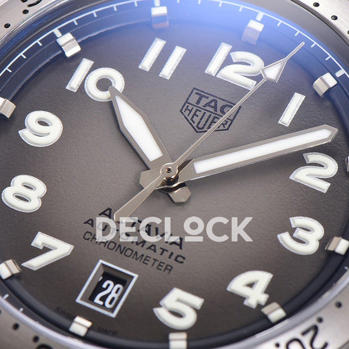 TAG Heuer Autavia Calibre 5 Grey Dial 42mm Nylon SW200