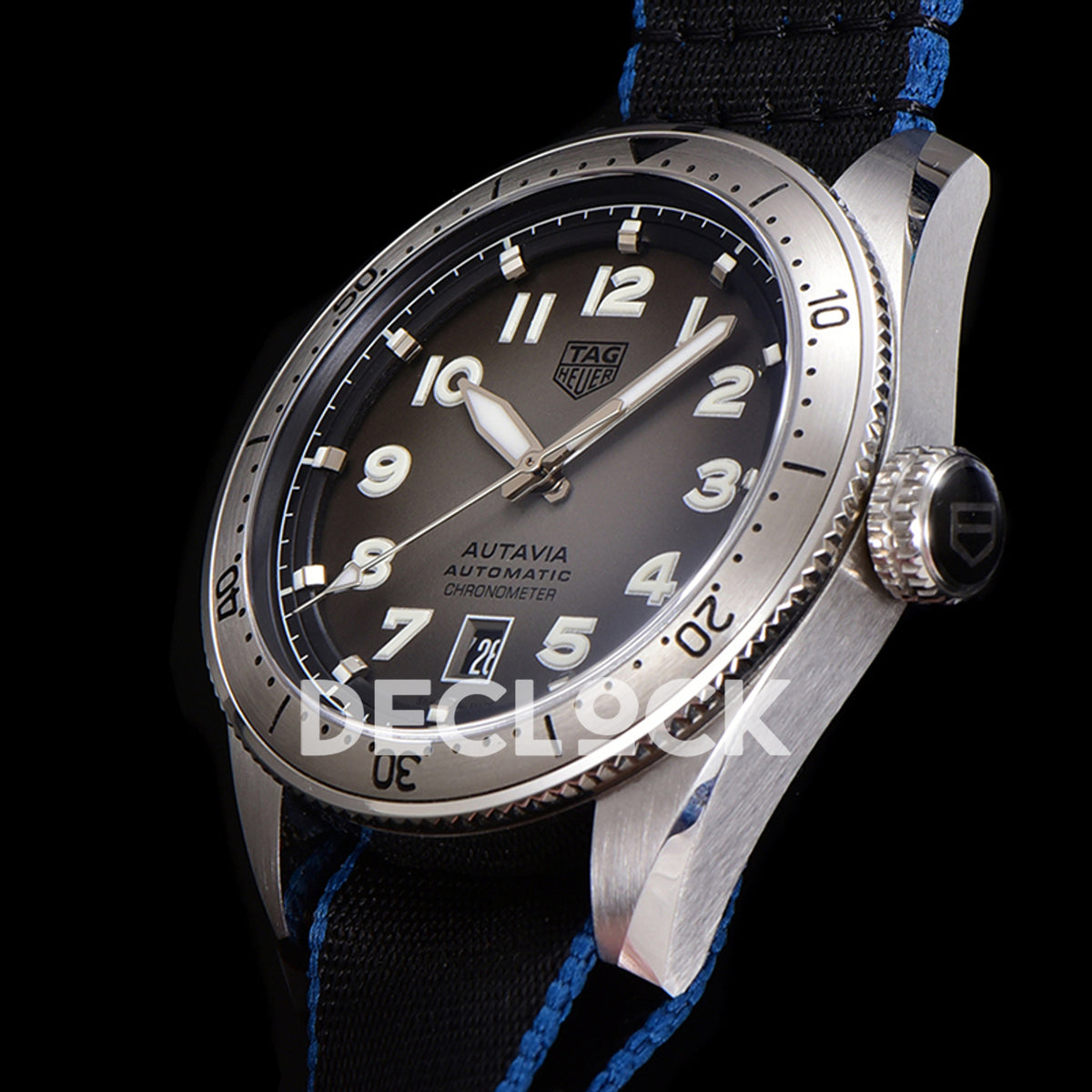 TAG Heuer Autavia Calibre 5 Grey Dial 42mm Nylon SW200