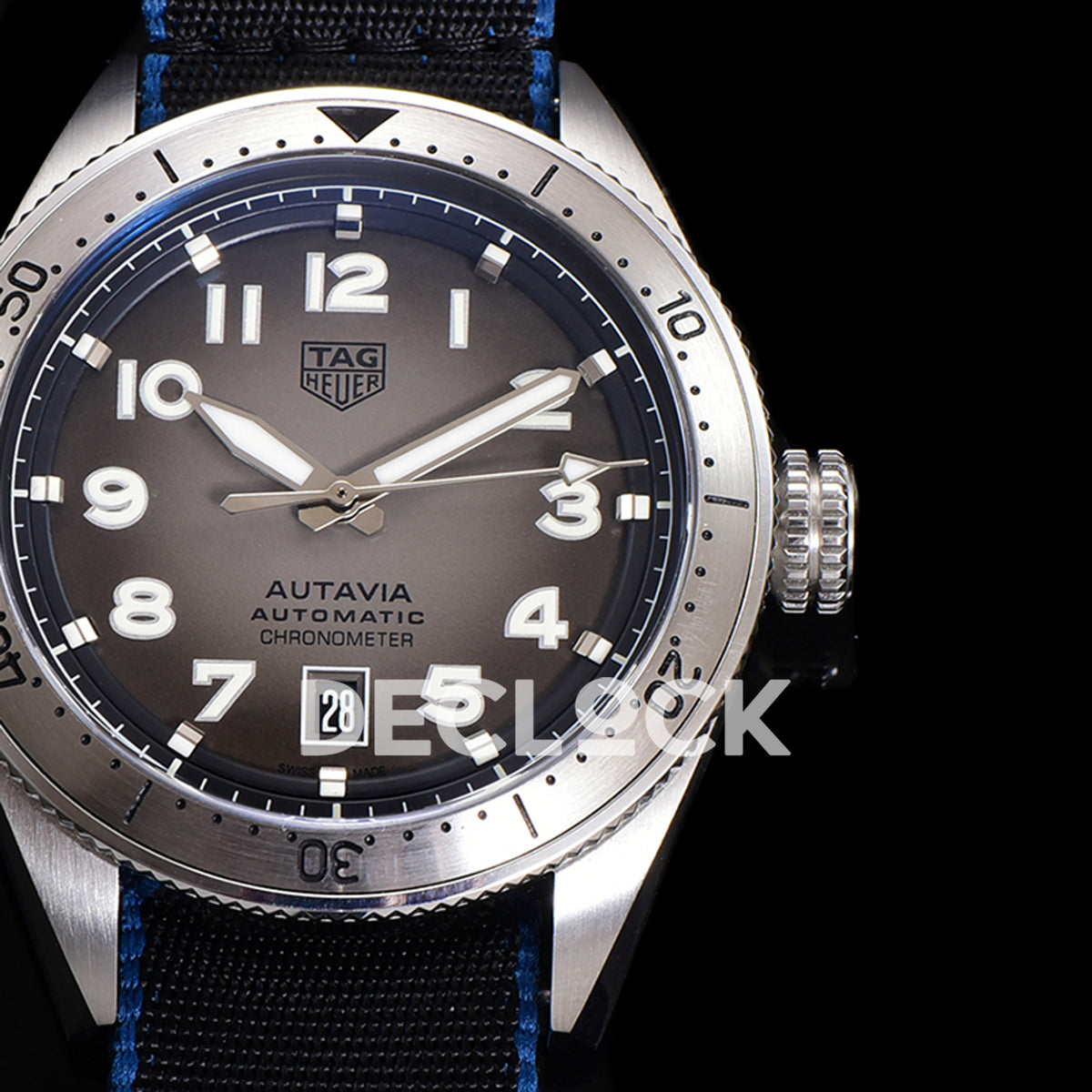 TAG Heuer Autavia Calibre 5 Grey Dial 42mm Nylon SW200