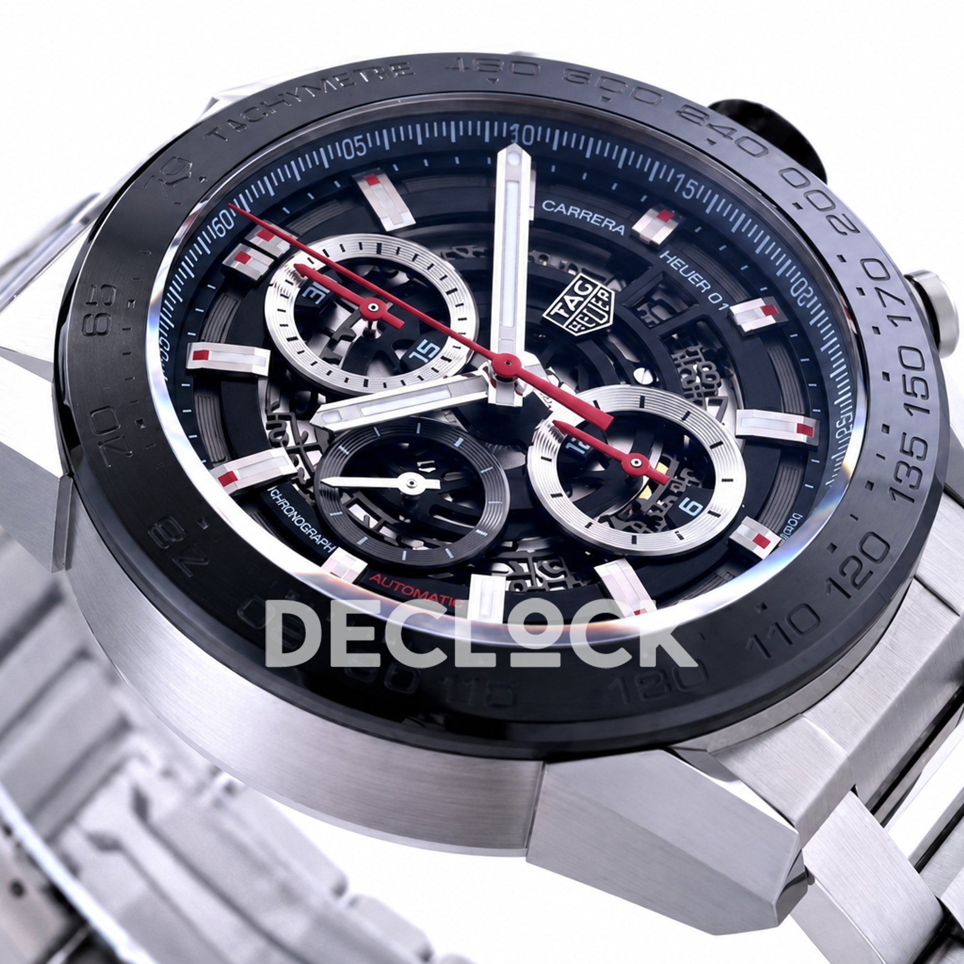 TAG Heuer Carrera Heuer 01 Skeleton 43mm Steel Bracelet Asian 1887