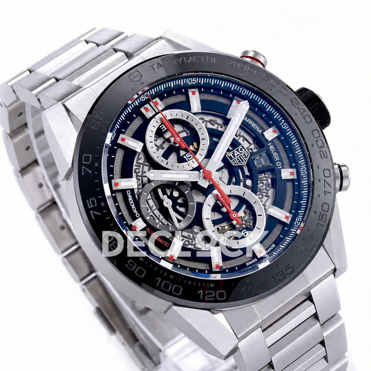 TAG Heuer Carrera Heuer 01 Skeleton 43mm Steel Bracelet Asian 1887