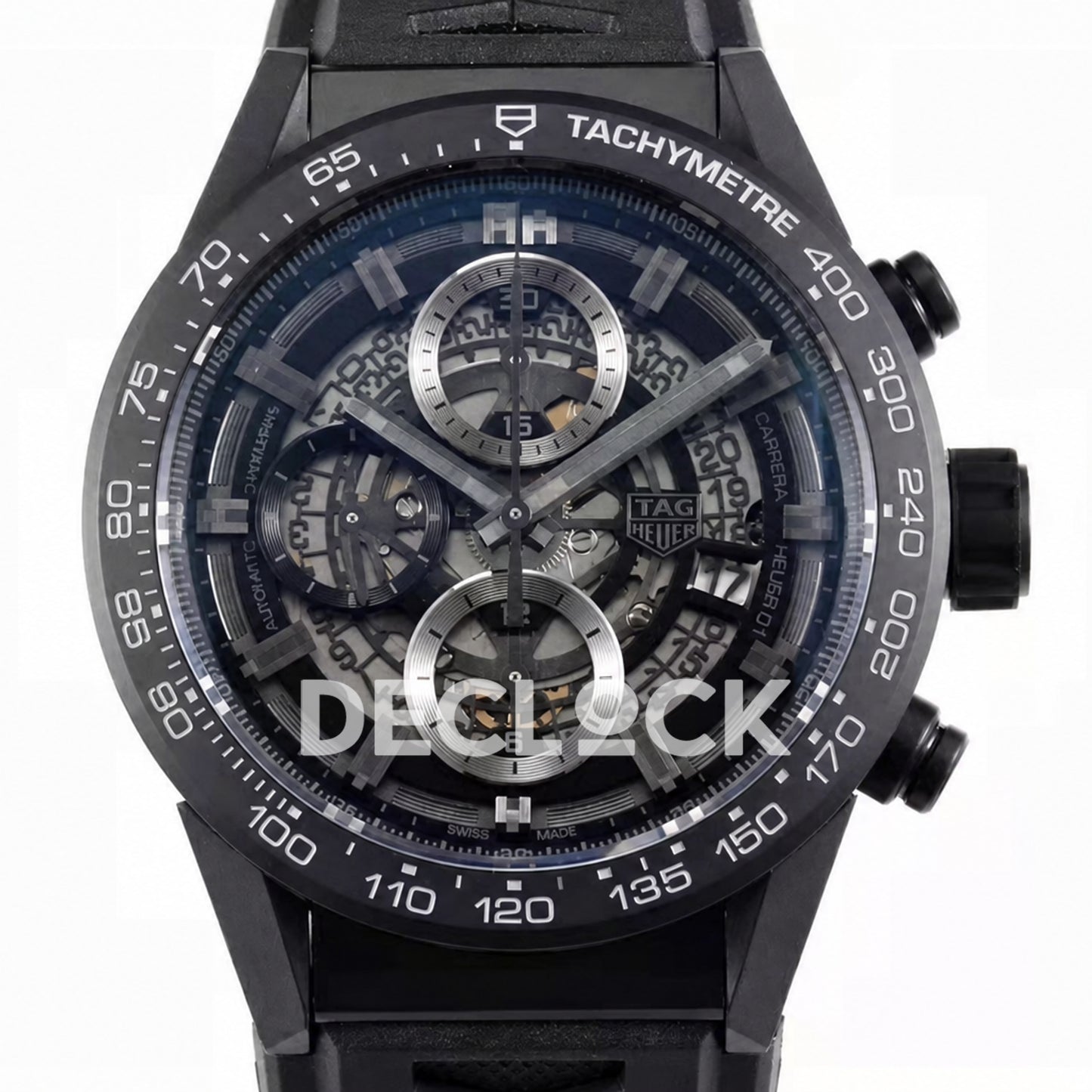 TAG Heuer Carrera Heuer 01 Black Skeleton 43mm Asian 1887