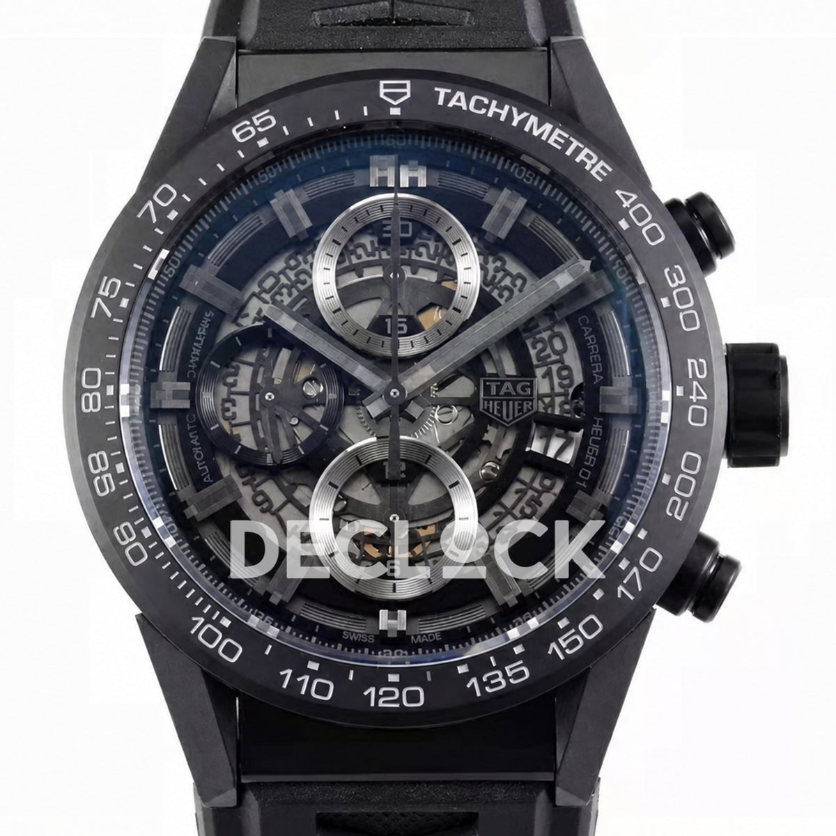 TAG Heuer Carrera Heuer 01 Black Skeleton 43mm Asian 1887